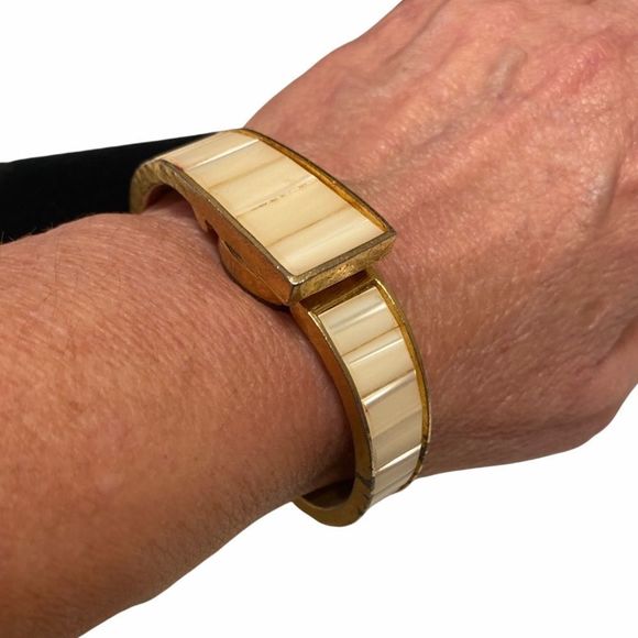 Vintage Paul Garnier 21J Hidden Watch Bracelet - Picture 7 of 14